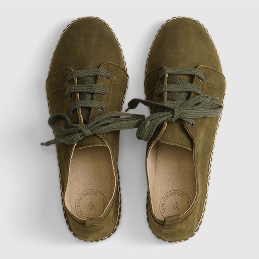 Oasis Olive Green Nubuck