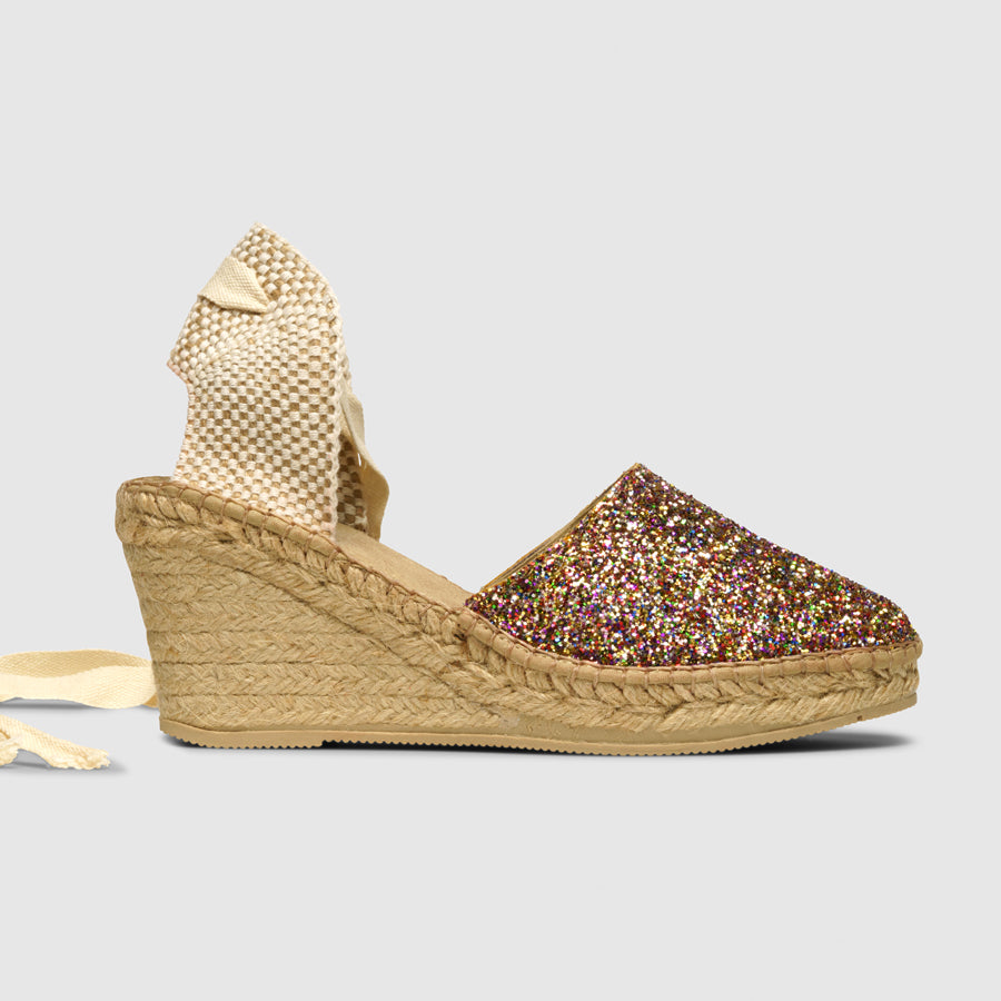 Luzia - Sunny Glitter with Beige Strap