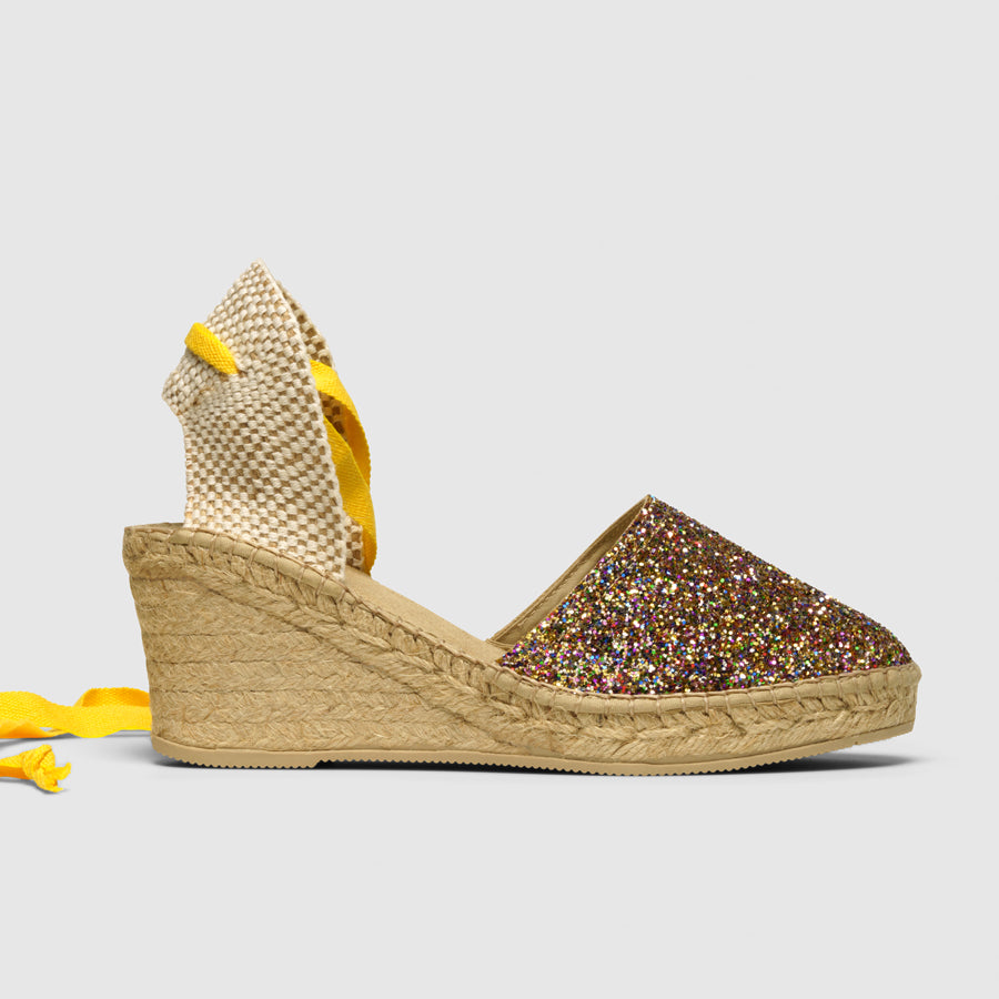 Luzia - Sunny Glitter with Yellow Strap