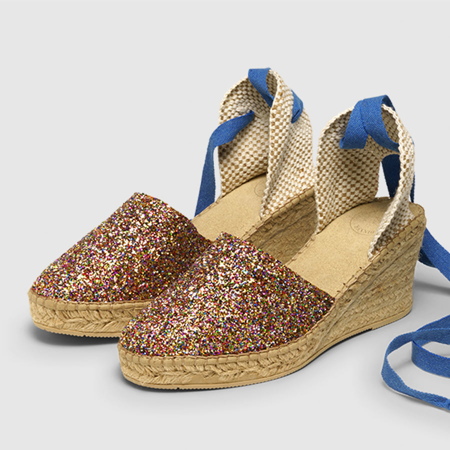 Luzia - Sunny Glitter with Blue Strap