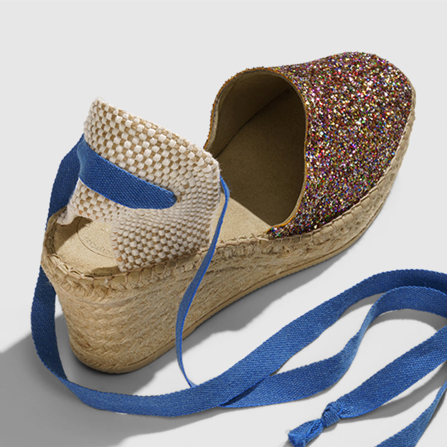 Luzia - Sunny Glitter with Blue Strap