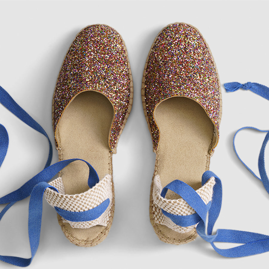 Luzia - Sunny Glitter with Blue Strap