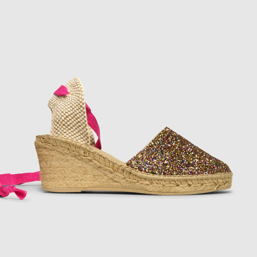 
Luzia - Sunny Glitter with Fuchsia Strap
