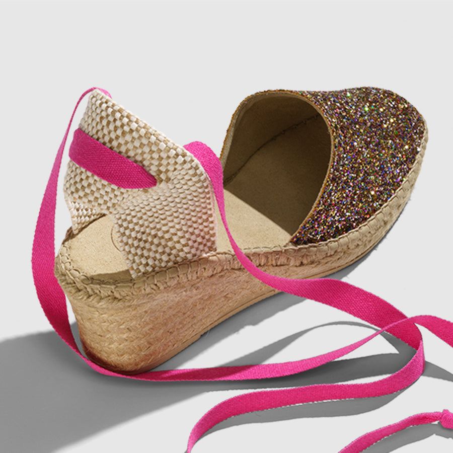 
Luzia - Sunny Glitter with Fuchsia Strap
