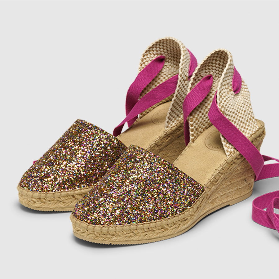 Luzia - Sunny Glitter with Purple Strap