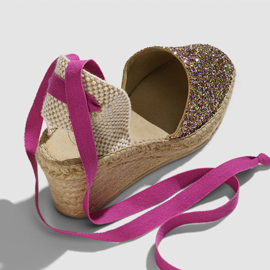 Luzia - Sunny Glitter with Purple Strap