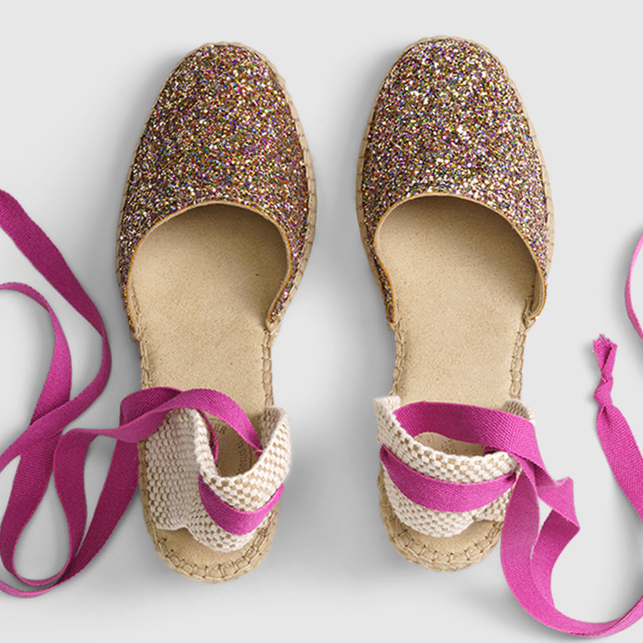 Luzia - Sunny Glitter with Purple Strap