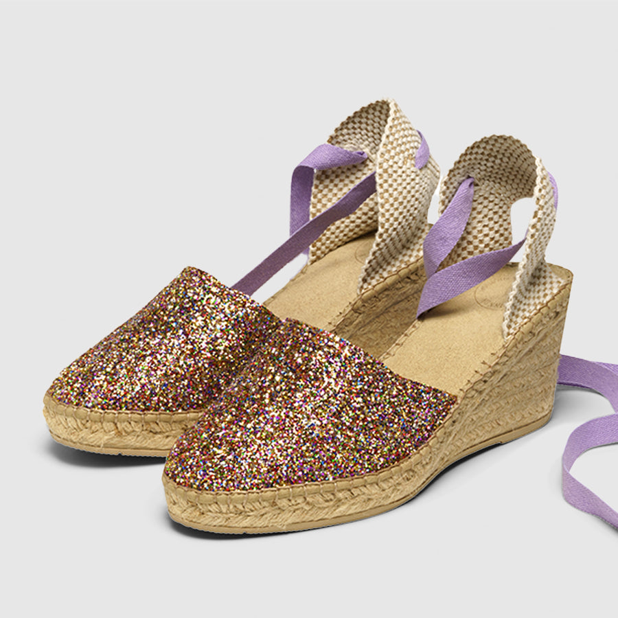 Luzia - Sunny Glitter with Lilac Strap
