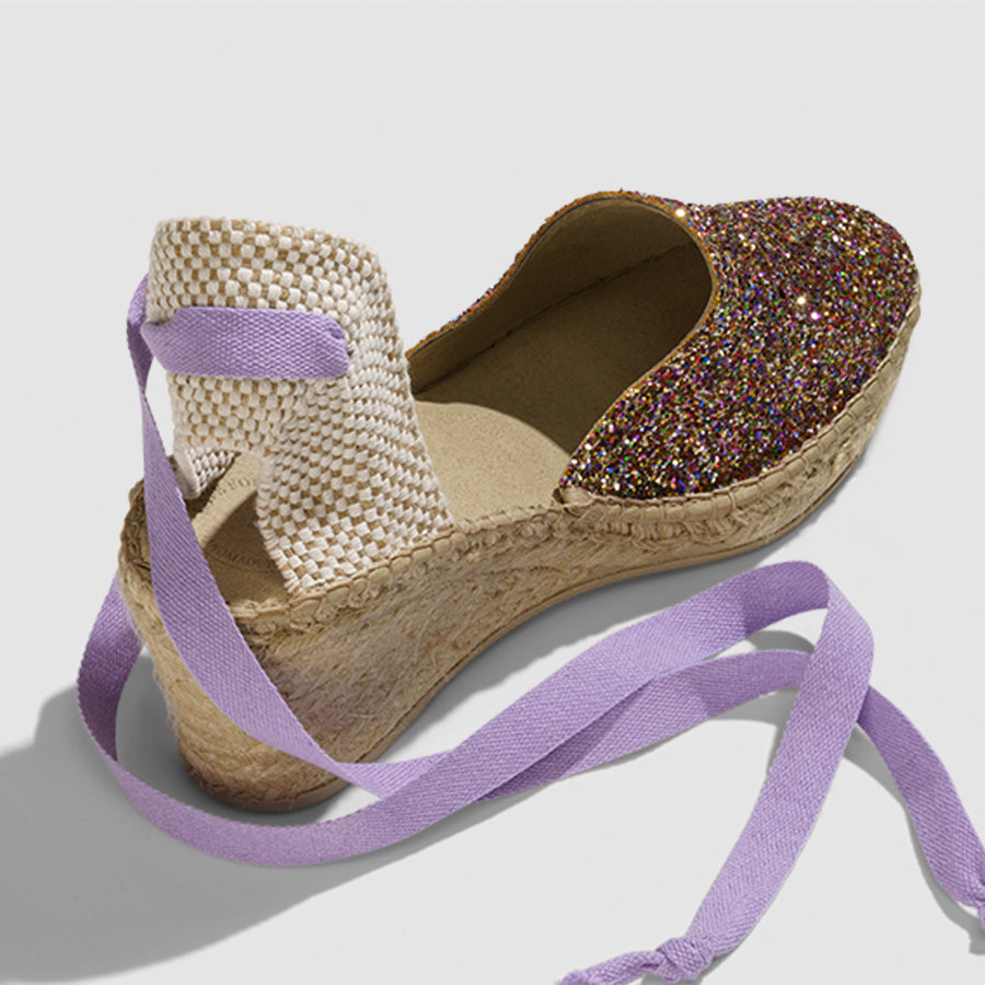 Luzia - Sunny Glitter with Lilac Strap