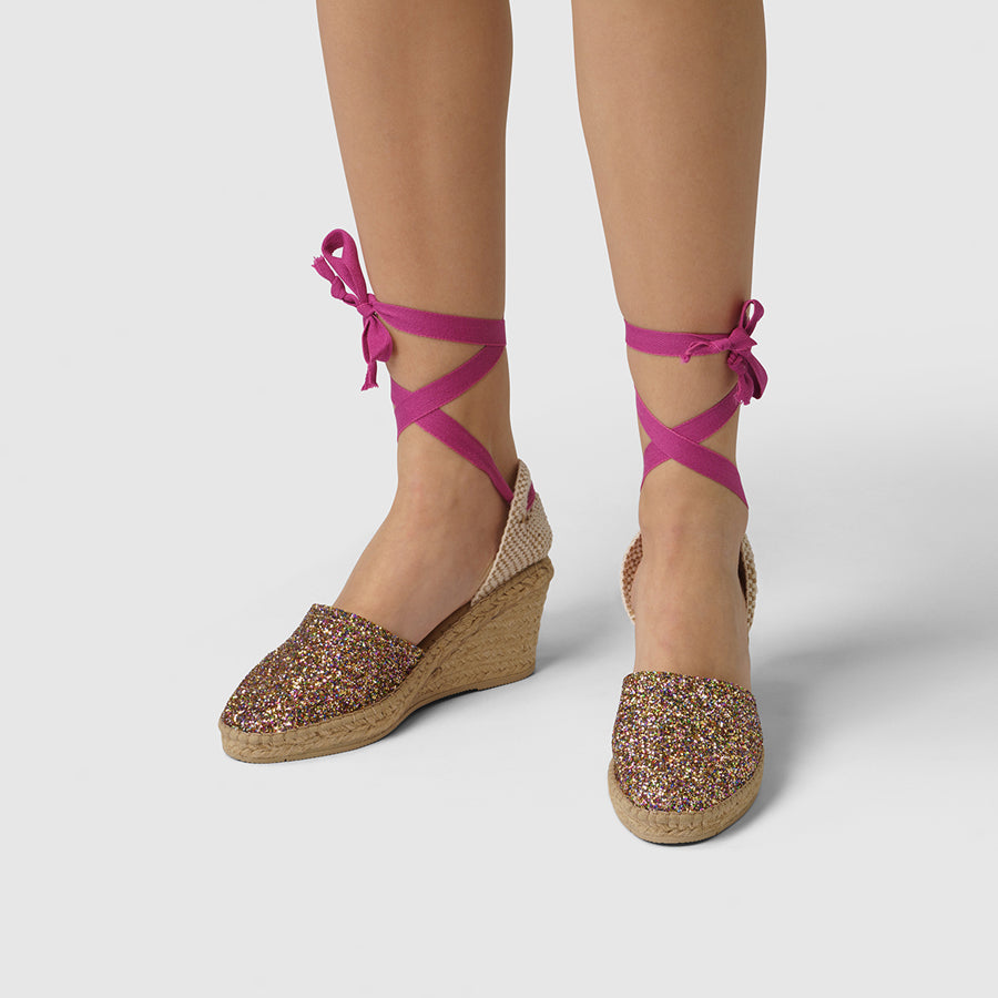 Luzia - Sunny Glitter with Purple Strap