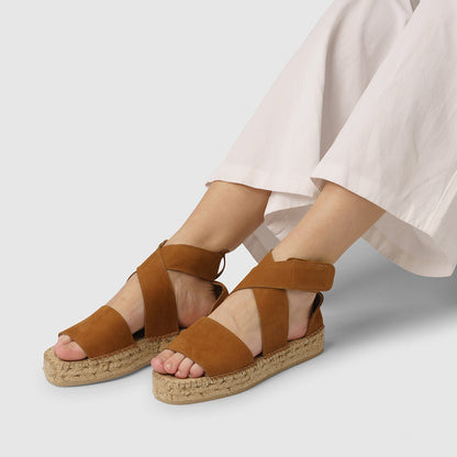 Orla - Khaki Brown Nubuck