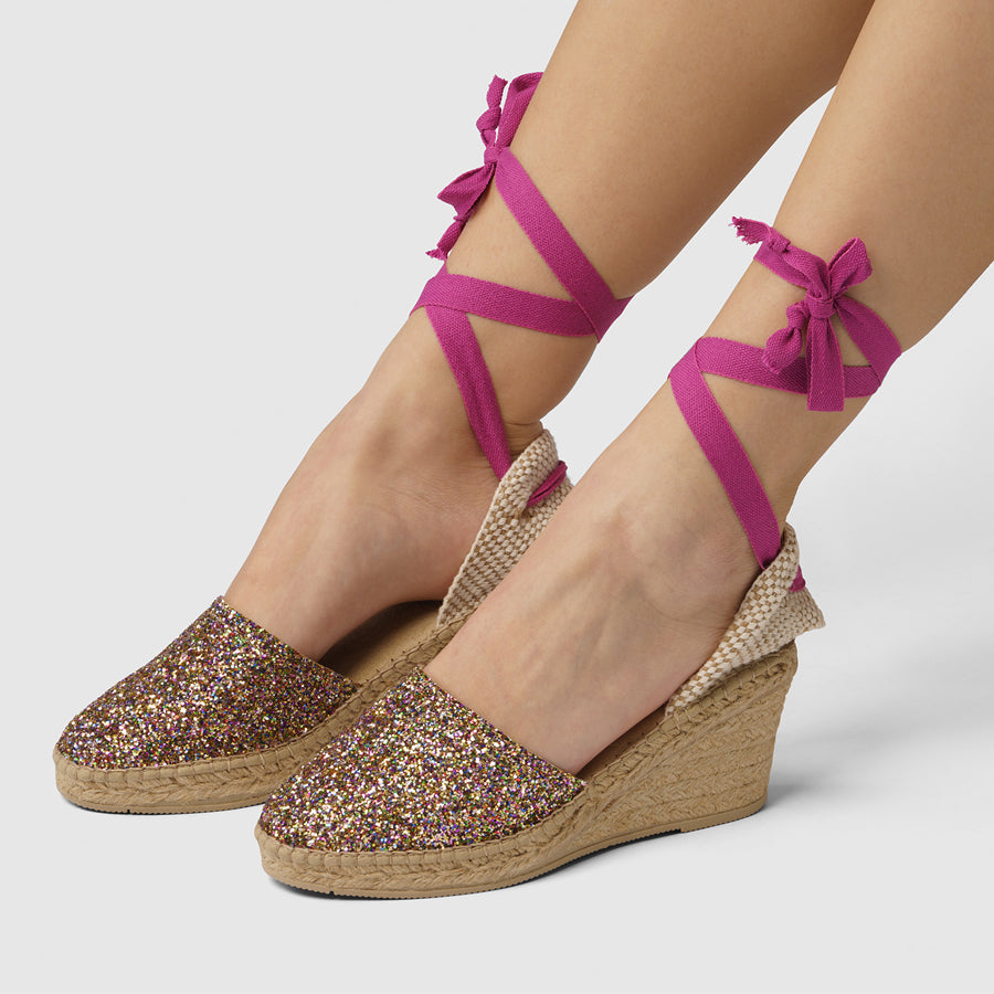 Luzia - Sunny Glitter with Purple Strap